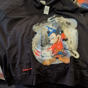 Disney Black and Red Sorcerer Mickey Hoodie